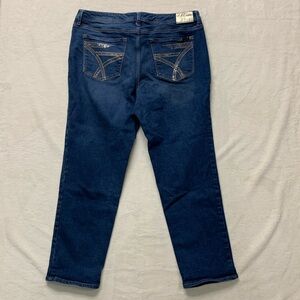 Seven7 Denim Jeans women’s size 20 straight bling pockets